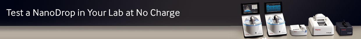 NanoDrop Free Trial Program NanoDrop Free Trial Program